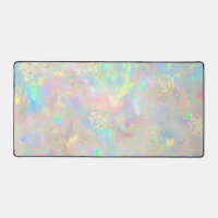 parties scintillant de feu opal faux chunky