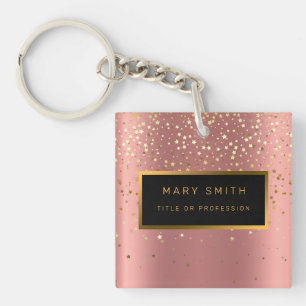 Parties scintillant de luxe 2 en 1 Gold rose Star 