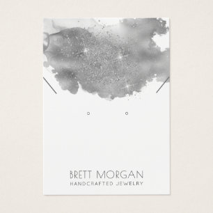 Parties scintillant D'Encre Gris Argent, Boucles D