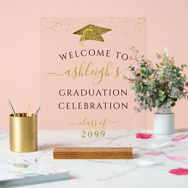 Parties scintillant d'or du Graduation Party (Mariage)