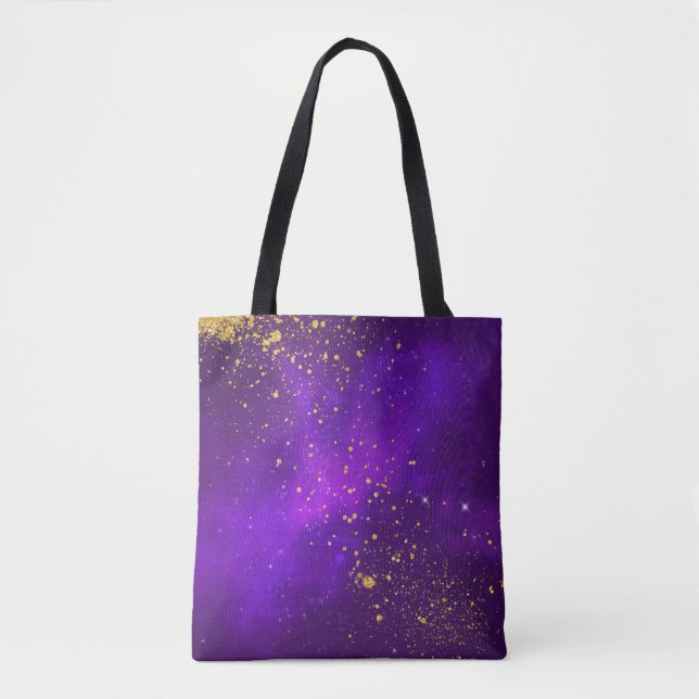Parties scintillant d'or et Sac fourre-tout de gal (Devant)
