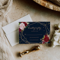 Parties scintillant d'or géométrique et carte roug