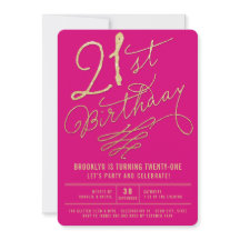 Parties scintillant d'or Glam Invitation de fête d