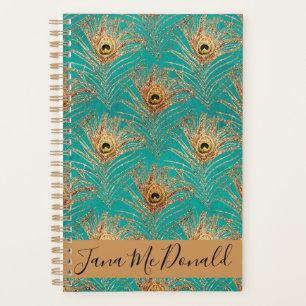 Parties scintillant élégante Peacock Feathes Perso