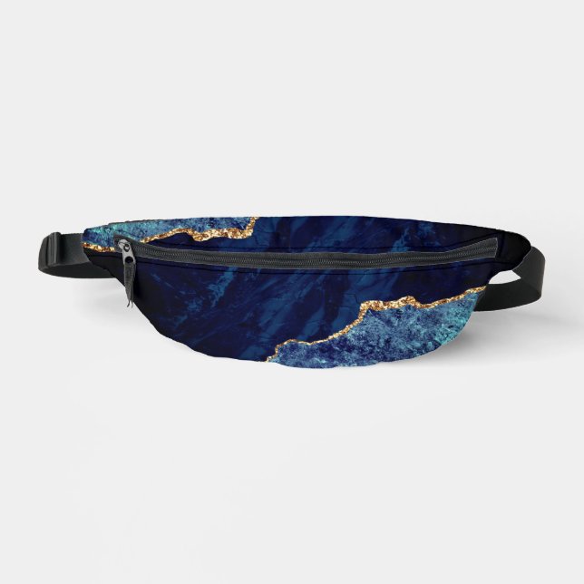 Parties scintillant en or bleu marine Sparkle Fann (Recto)
