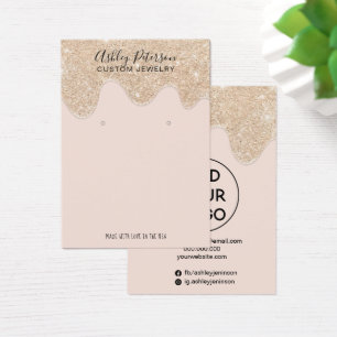 Parties scintillant en or chic gouttes bijoux bouc