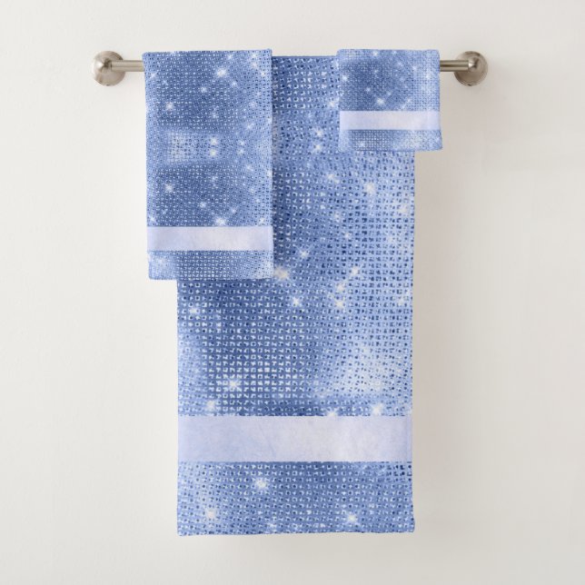 Parties scintillant et Motif brillant bleu ID671 (En situation)