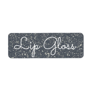 Parties scintillant Étiquette Lipgloss
