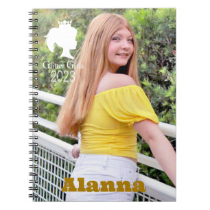 Parties scintillant Girls Alanna Spiral Carnet pho