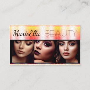 Parties scintillant Jaune Pêche Étiquettes de prod