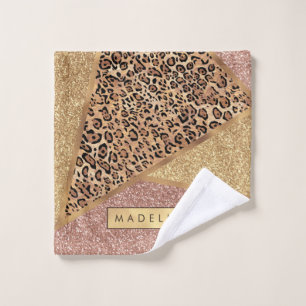 Parties scintillant Leopard de Motif  rouge Rose g