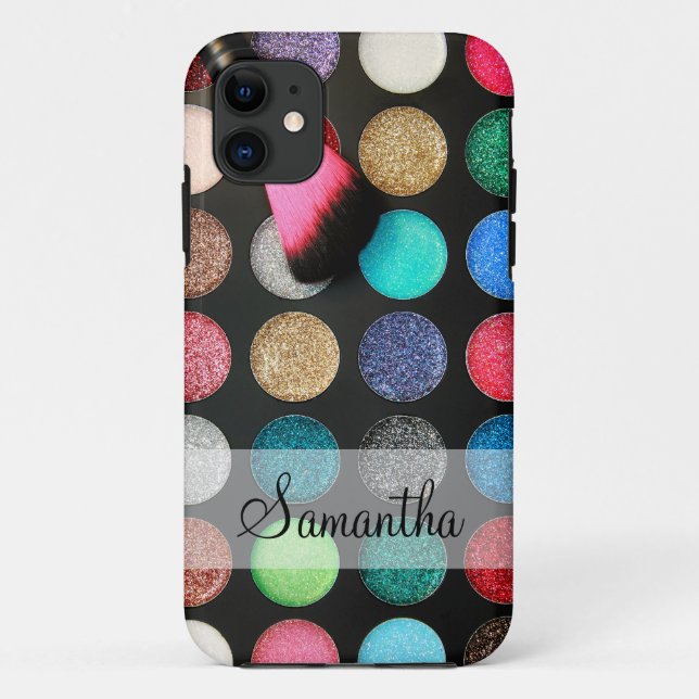Parties scintillant maquillage iPhone 5 Coque (Dos)
