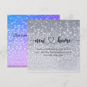 Parties scintillant Minime nouvelle carte de chauf
