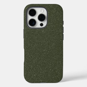 Parties scintillant Moss Green iPhone 16 Pro Coque