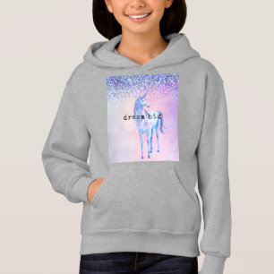 Parties scintillant Ombre Unicorn violet bleu rose
