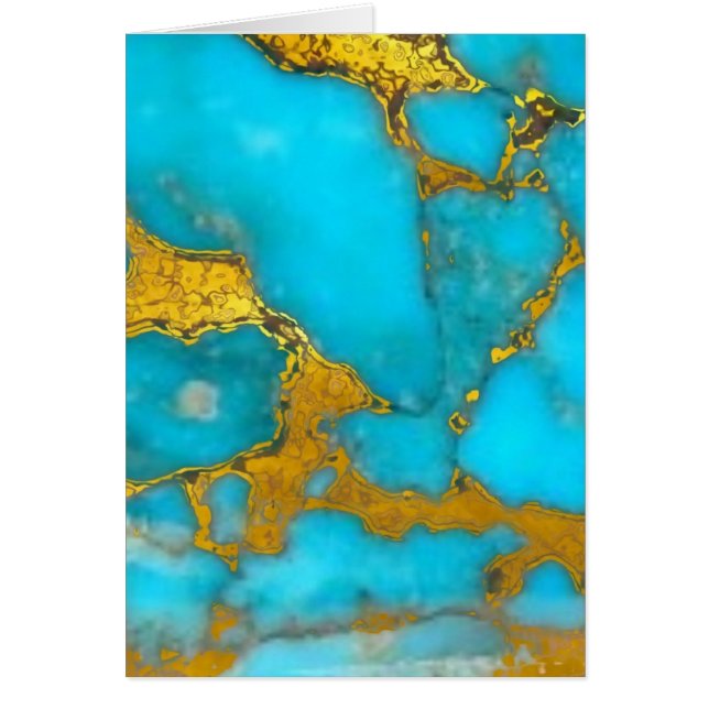 Parties scintillant OR en marbre turquoise - AJOUT (Devant)