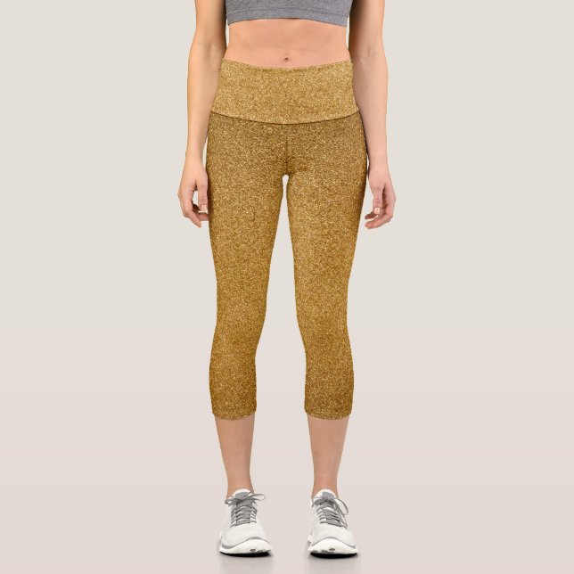 Parties scintillant or Gradient Capri Leggings (Recto)