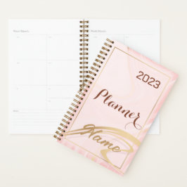 parties scintillant or rose nom monogramme 2023 pl