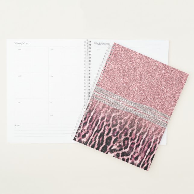 Parties scintillant poster de animal Chic Girly Ro (Devant avec enveloppe)