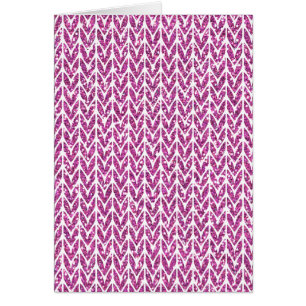 Parties scintillant rose Chevrons Knit Motif Impri