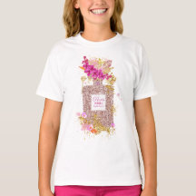 Parties scintillant rose de luxe Parfum 1 T-shirt