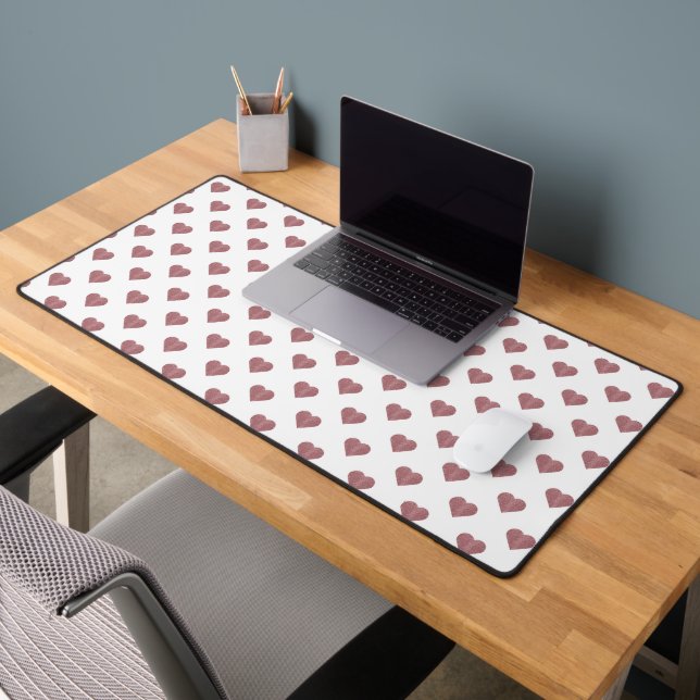 Parties scintillant Rose Gold Coeurs Arrière - pla (Bureau 2)