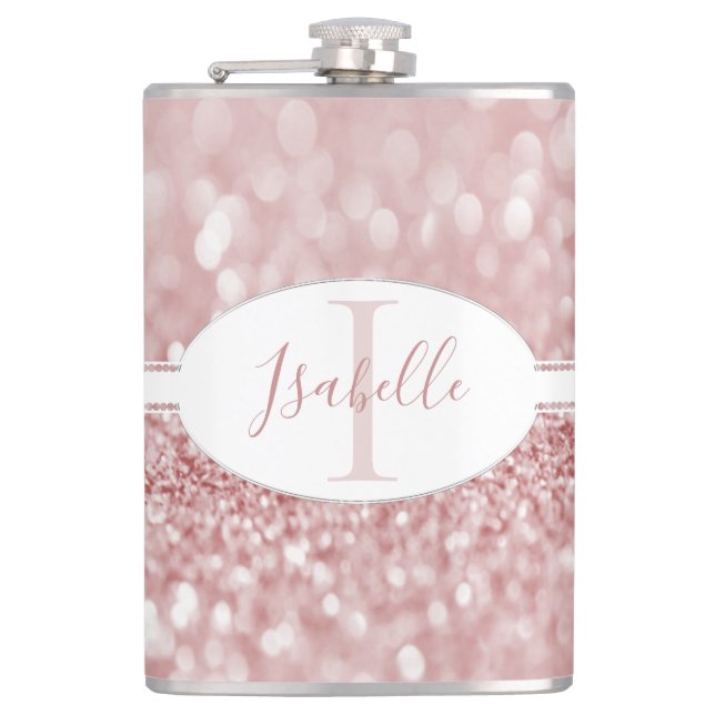 Parties scintillant rose Personnaliser Flacon (Devant)