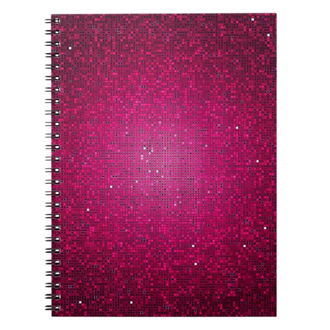 Parties scintillant rose Sequin Disco Glitz Carnet (Devant)