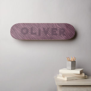 parties scintillant rose skateboard poster de anim