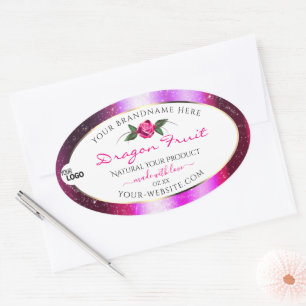 Parties scintillant rose violet Étiquettes de prod