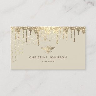 parties scintillant sepia carte de visite