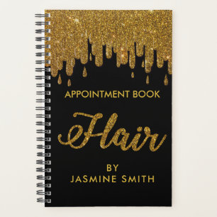 Parties scintillant Sparkly Gold Hair carnet de re