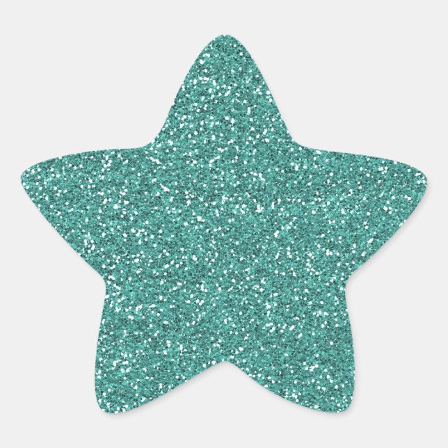 PARTIES SCINTILLANT STAR BABY SHOWER STICKER (Devant)