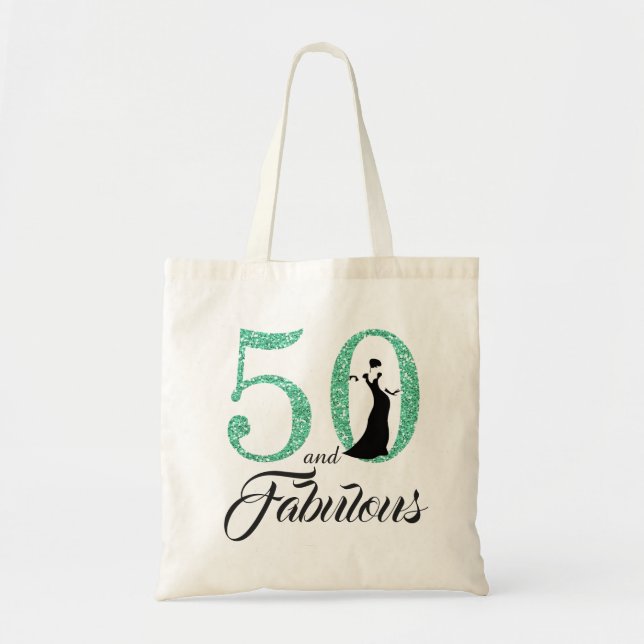 Parties scintillant verte 50 Fabuleux Sac fourre-t (Devant)