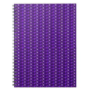 Parties scintillant violet carnet