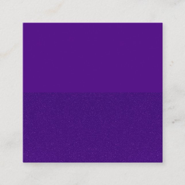 Parties scintillant violet personnalisée Carte de  (Devant)