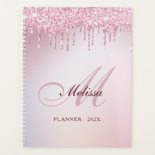 parties scintillant violet rose monogramme élégant