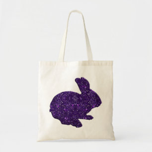 Parties scintillant violette Silhouette Sac fourre