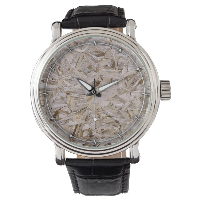 Partikel OSB-Bauweise Sperrholzprint Armbanduhr (Vorderseite)
