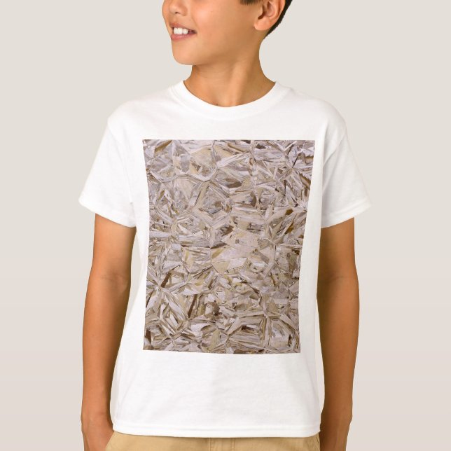 Partikel OSB-Bauweise Sperrholzprint T-Shirt (Vorderseite)