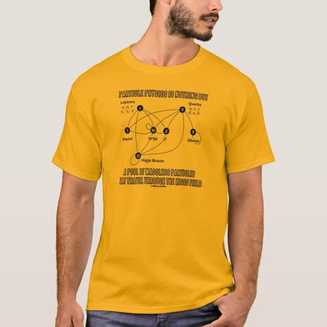 Partikel-Physik ist nichts aber ein Pool von T-Shirt (Vorderseite)