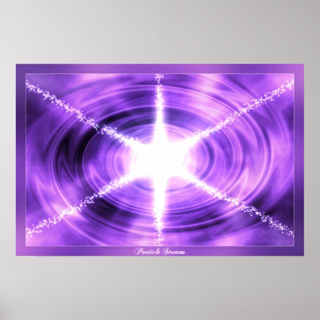 Partikel-Streams Poster (Vorne)