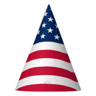Partioter amerikanischer Flag Party Hat Partyhütchen