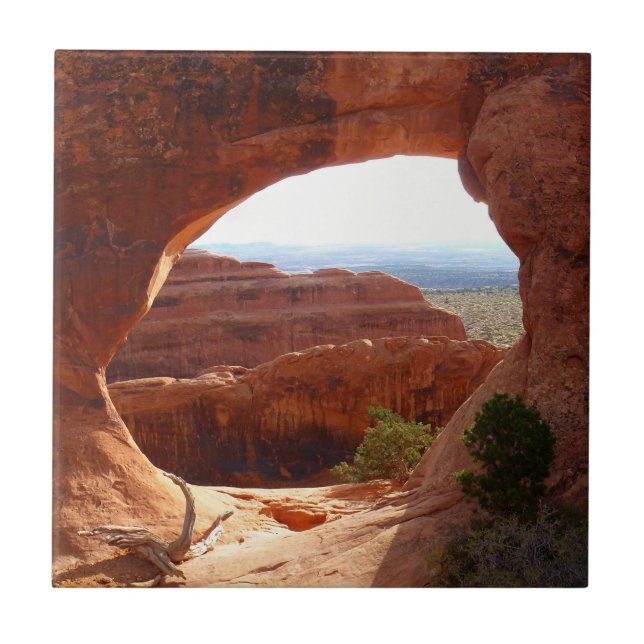 Partition Arch at Arches Nationalpark Fliese (Vorderseite)