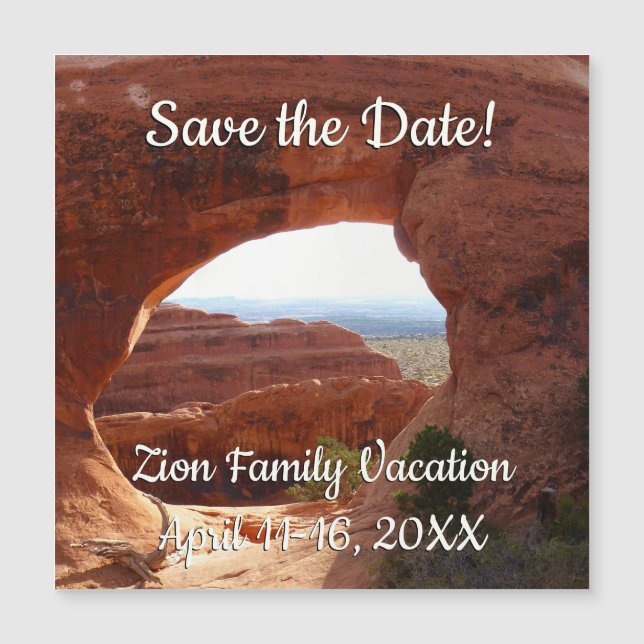 Partition Arch at Arches Nationalpark Magnetkarte (Vorderseite)