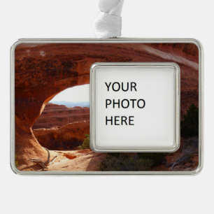 Partition Arch at Arches Nationalpark Rahmen-Ornament Silber