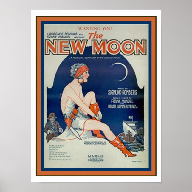 Partition Art déco "La Nouvelle Lune" Couverture m (Devant)