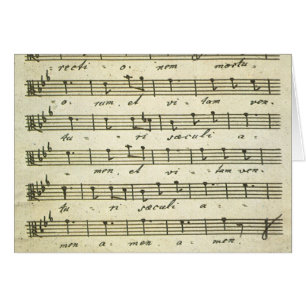 Partition vintage, Partition musicale antique 1810