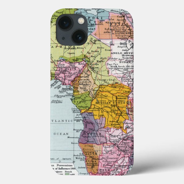 PARTITIONED AFRIKA, 1914 Case-Mate iPhone HÜLLE (Rückseite)