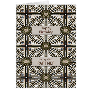Partner Birthday Abstrakt Mandala Design